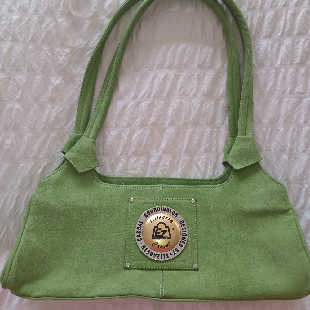 Green Designer Shoulder Bag